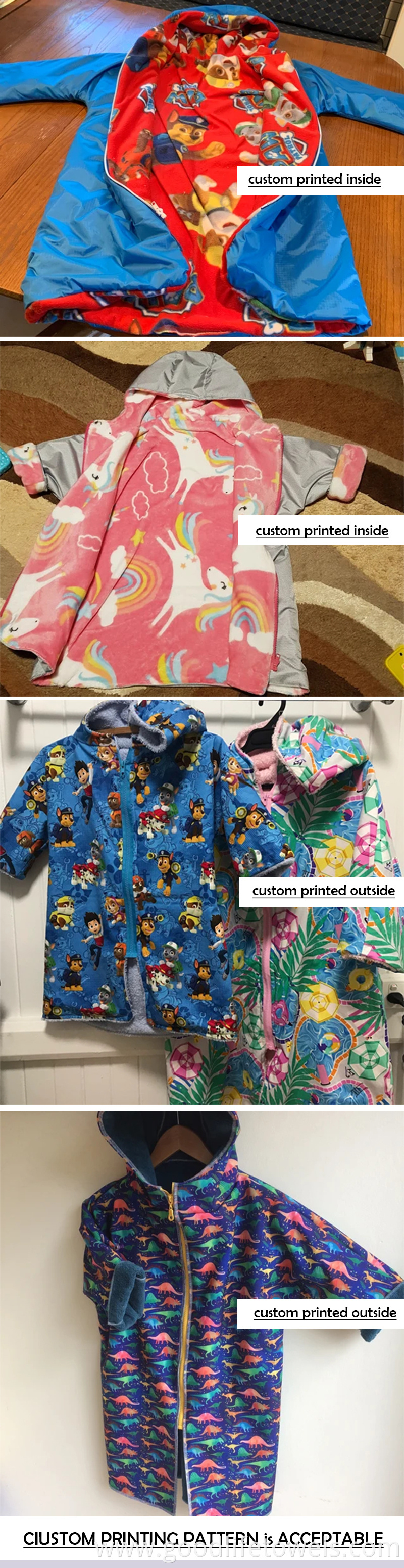 Long Sleeve Kids Changing Robe